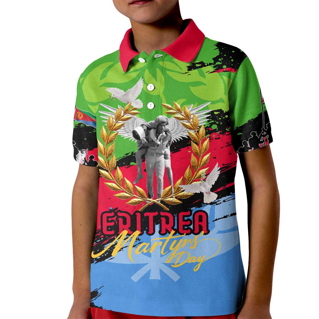 Eritrea Martyrs Live In Our Hearts Kid Polo Shirt