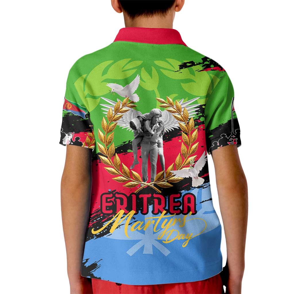 Eritrea Martyrs Live In Our Hearts Kid Polo Shirt