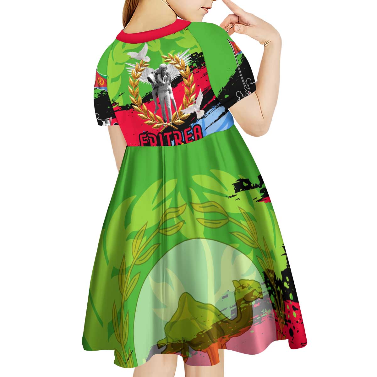 Eritrea Martyrs Live In Our Hearts Kid Short Sleeve Dress