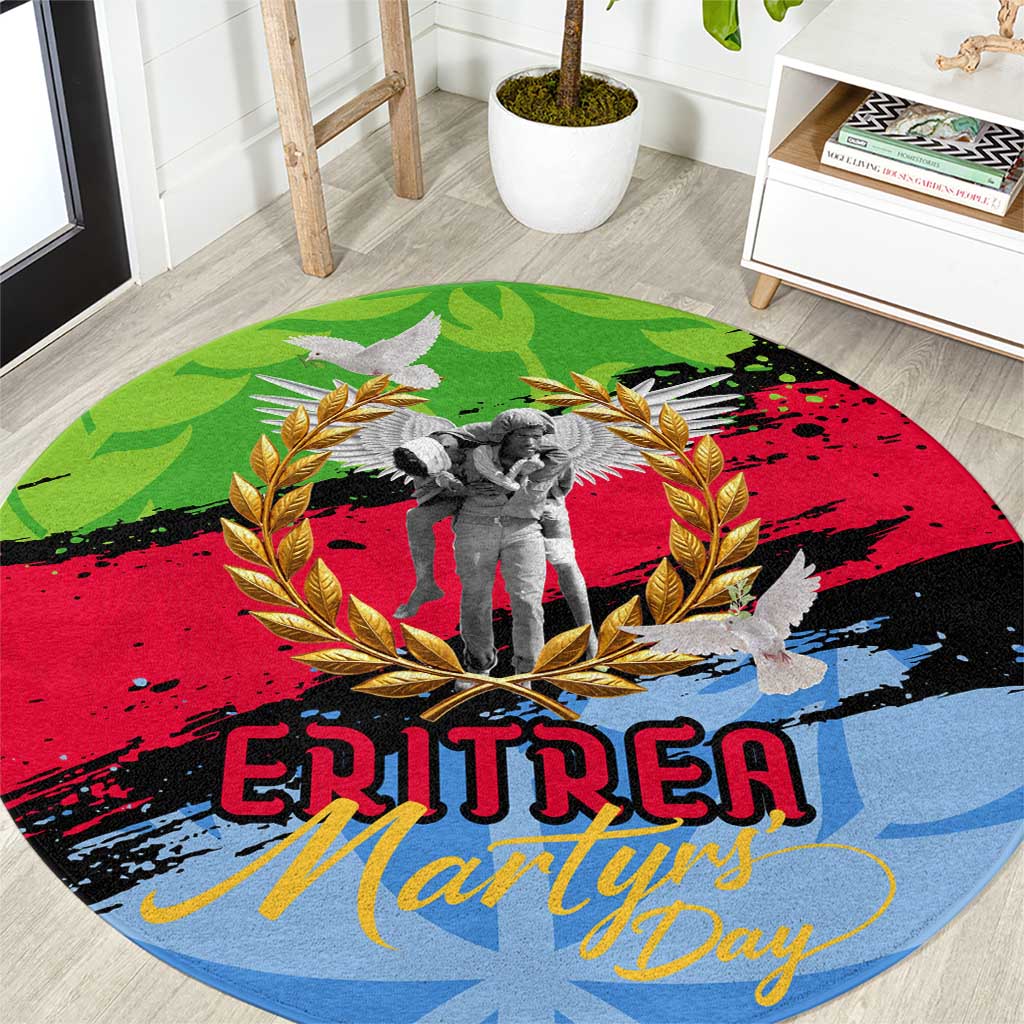 Eritrea Martyrs Live In Our Hearts Round Carpet