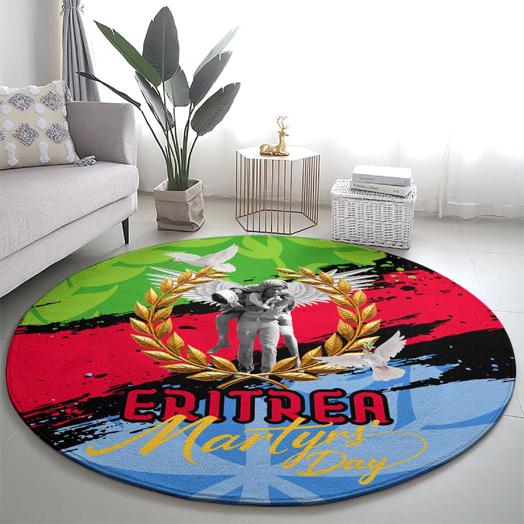 Eritrea Martyrs Live In Our Hearts Round Carpet