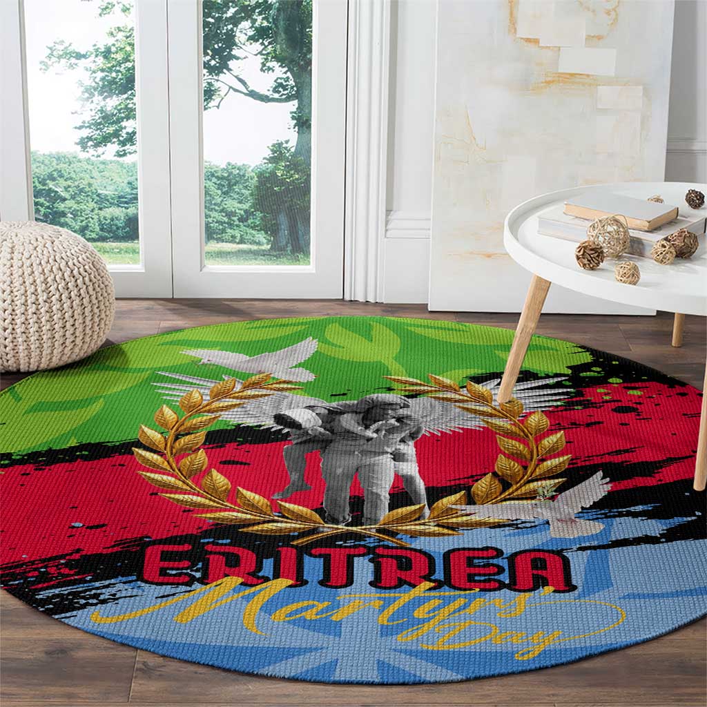 Eritrea Martyrs Live In Our Hearts Round Carpet