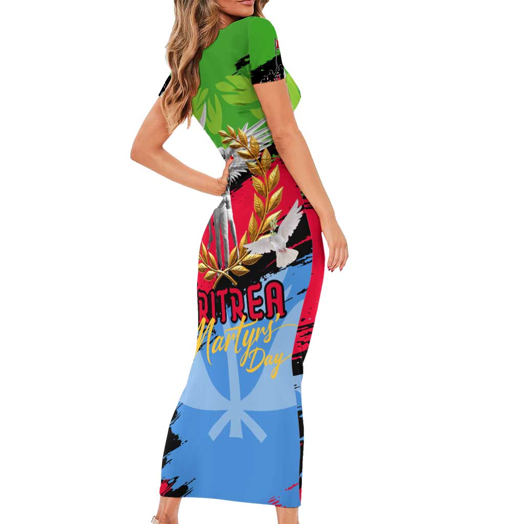 Eritrea Martyrs Live In Our Hearts Short Sleeve Bodycon Dress