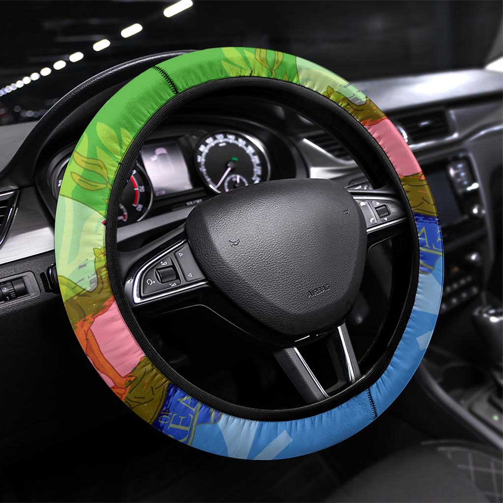 Eritrea Martyrs Live In Our Hearts Steering Wheel Cover