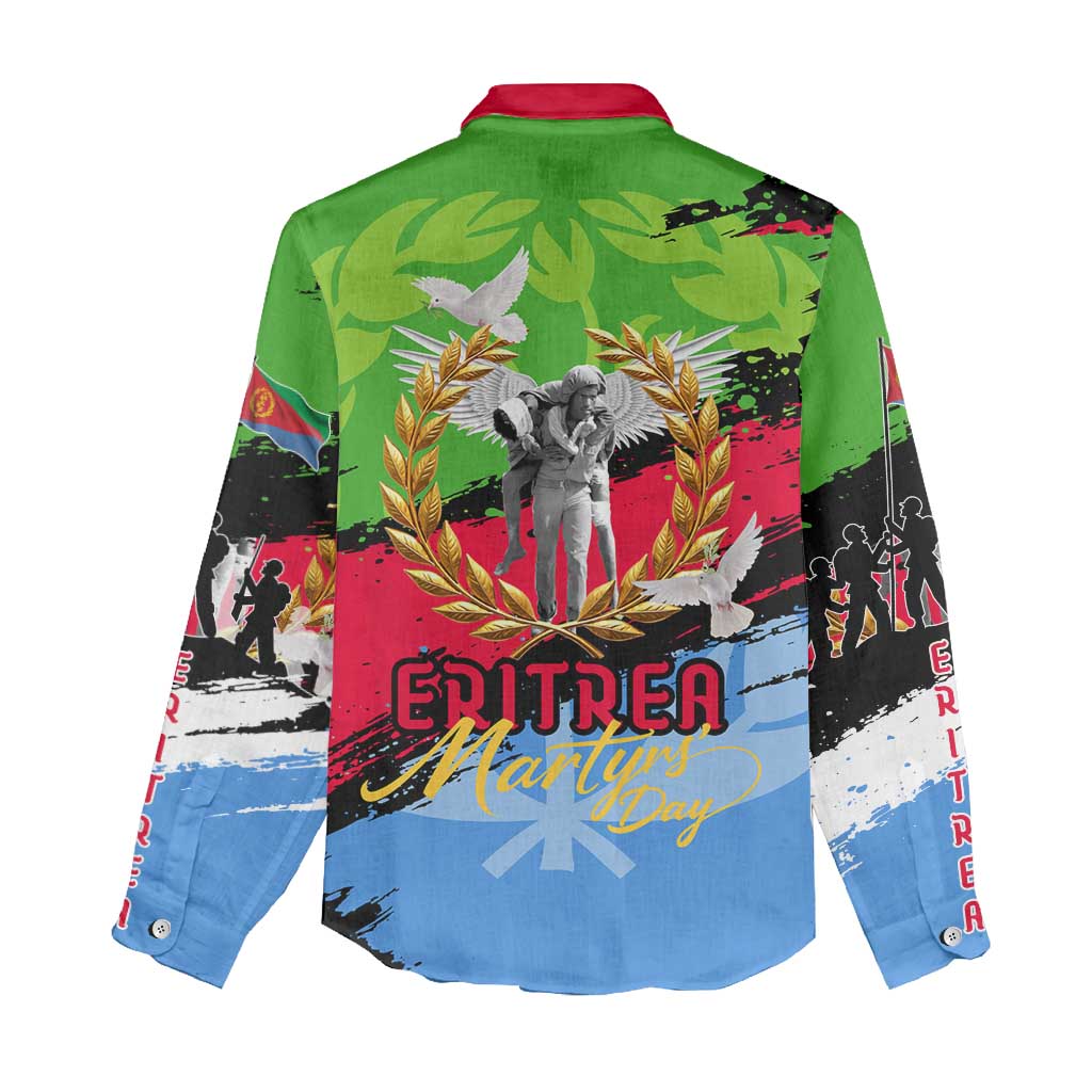 Eritrea Martyrs Live In Our Hearts Women Casual Shirt
