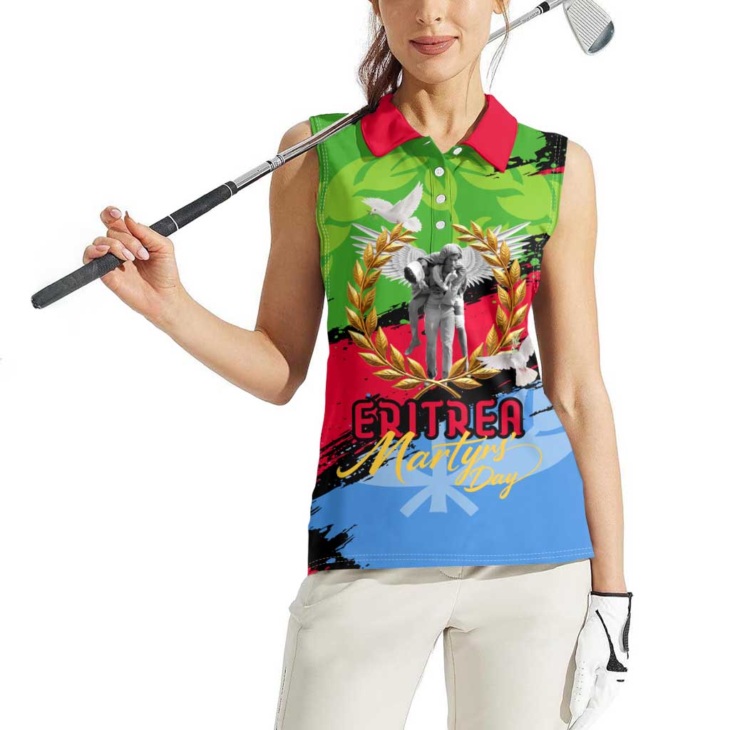 Eritrea Martyrs Live In Our Hearts Women Sleeveless Polo Shirt