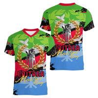 Eritrea Martyrs Live In Our Hearts Women V-Neck T-Shirt