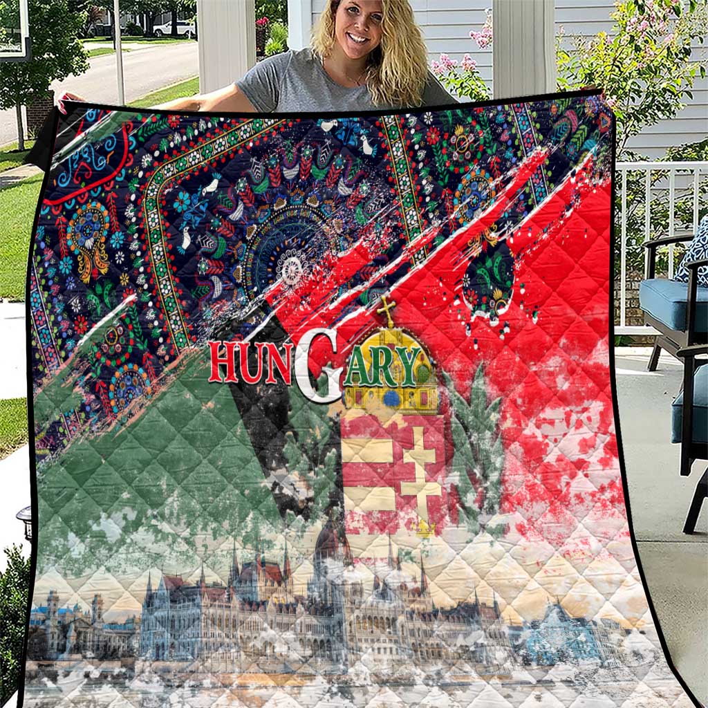 Hungary One Flag One Heart Quilt Heritage in Colors
