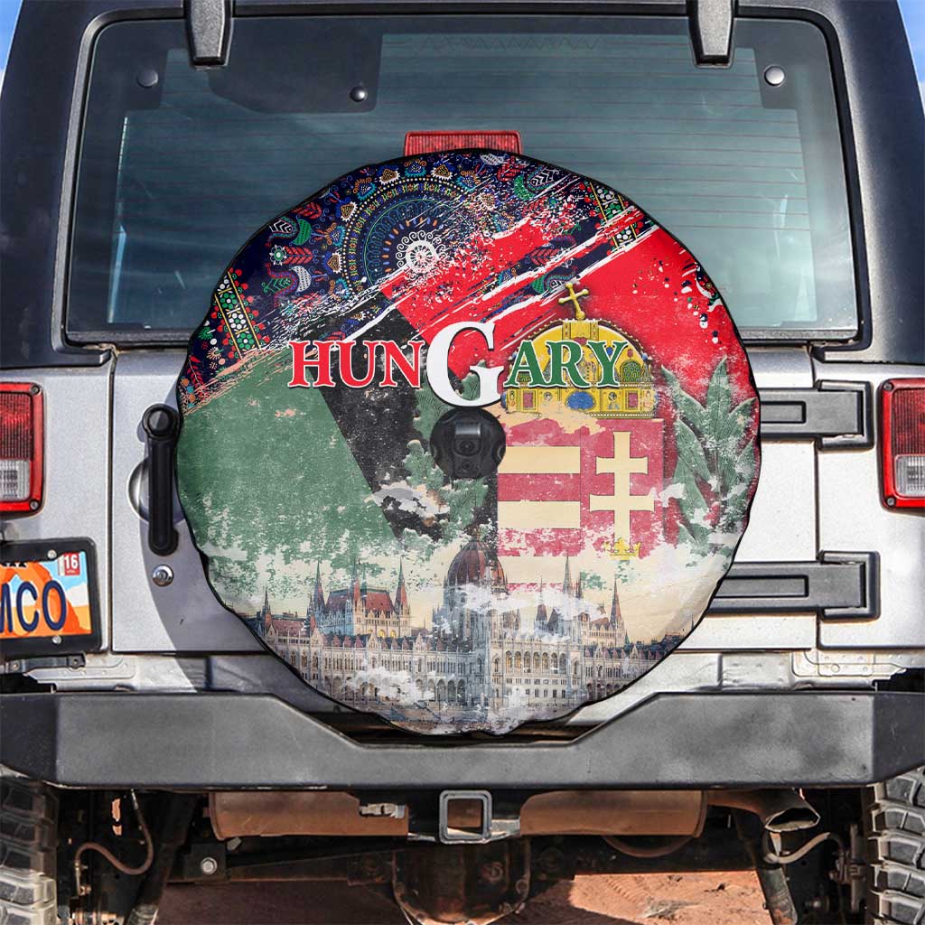 Hungary One Flag One Heart Spare Tire Cover Heritage in Colors