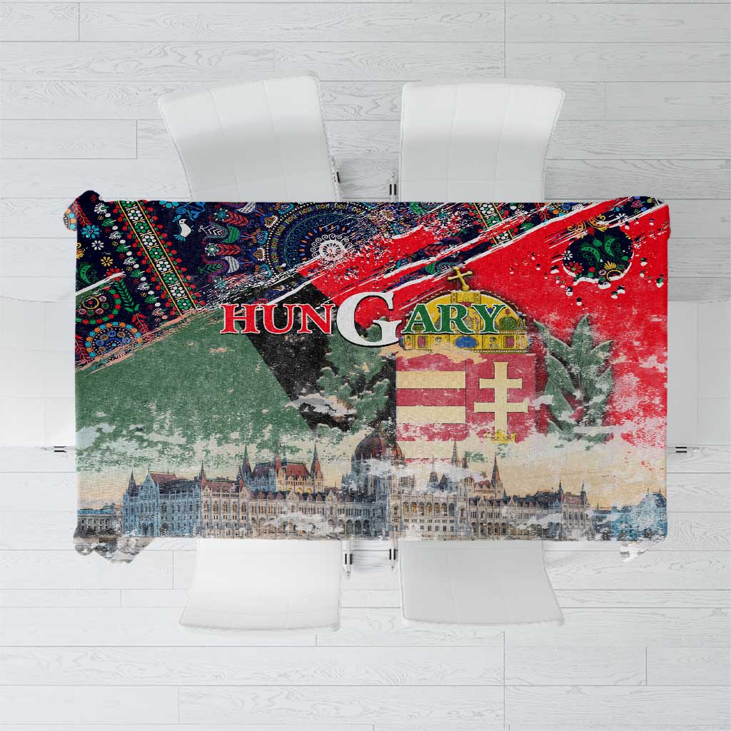 Hungary One Flag One Heart Tablecloth Heritage in Colors