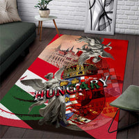 Hungary Area Rug Crowned with History Guarded by Angels