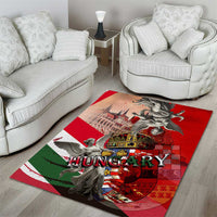 Hungary Area Rug Crowned with History Guarded by Angels