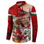 Hungary Button Sweatshirt Crowned with History Guarded by Angels