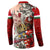 Hungary Button Sweatshirt Crowned with History Guarded by Angels