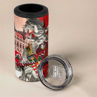 Hungary 4 in 1 Can Cooler Tumbler Crowned with History Guarded by Angels