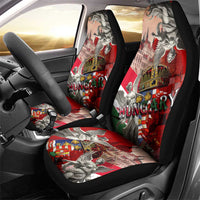 Hungary Car Seat Cover Crowned with History Guarded by Angels