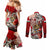 Hungary Couples Matching Mermaid Dress and Long Sleeve Button Shirt Crowned with History Guarded by Angels