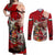Hungary Couples Matching Off Shoulder Maxi Dress and Long Sleeve Button Shirt Crowned with History Guarded by Angels