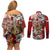 Hungary Couples Matching Off Shoulder Short Dress and Long Sleeve Button Shirt Crowned with History Guarded by Angels