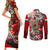 Hungary Couples Matching Short Sleeve Bodycon Dress and Long Sleeve Button Shirt Crowned with History Guarded by Angels