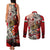 Hungary Couples Matching Tank Maxi Dress and Long Sleeve Button Shirt Crowned with History Guarded by Angels