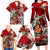 Hungary Family Matching Long Sleeve Bodycon Dress and Hawaiian Shirt Crowned with History Guarded by Angels