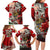 Hungary Family Matching Long Sleeve Bodycon Dress and Hawaiian Shirt Crowned with History Guarded by Angels