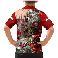 Hungary Family Matching Mermaid Dress and Hawaiian Shirt Crowned with History Guarded by Angels