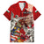 Hungary Family Matching Off Shoulder Maxi Dress and Hawaiian Shirt Crowned with History Guarded by Angels