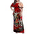 Hungary Family Matching Off Shoulder Maxi Dress and Hawaiian Shirt Crowned with History Guarded by Angels