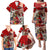 Hungary Family Matching Puletasi and Hawaiian Shirt Crowned with History Guarded by Angels
