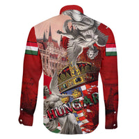 Hungary Family Matching Puletasi and Hawaiian Shirt Crowned with History Guarded by Angels
