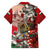Hungary Family Matching Short Sleeve Bodycon Dress and Hawaiian Shirt Crowned with History Guarded by Angels