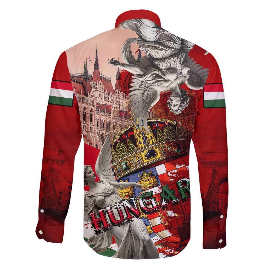 Hungary Family Matching Summer Maxi Dress and Hawaiian Shirt Crowned with History Guarded by Angels
