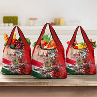Hungary Grocery Bag Crowned with History Guarded by Angels