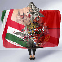 Hungary Hooded Blanket Crowned with History Guarded by Angels