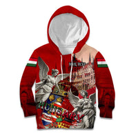 Hungary Kid Hoodie Crowned with History Guarded by Angels