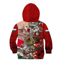 Hungary Kid Hoodie Crowned with History Guarded by Angels
