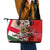 Hungary Leather Tote Bag Crowned with History Guarded by Angels