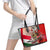 Hungary Leather Tote Bag Crowned with History Guarded by Angels