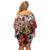 Hungary Off Shoulder Short Dress Crowned with History Guarded by Angels