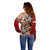Hungary Off Shoulder Sweater Crowned with History Guarded by Angels