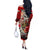 Hungary Off The Shoulder Long Sleeve Dress Crowned with History Guarded by Angels