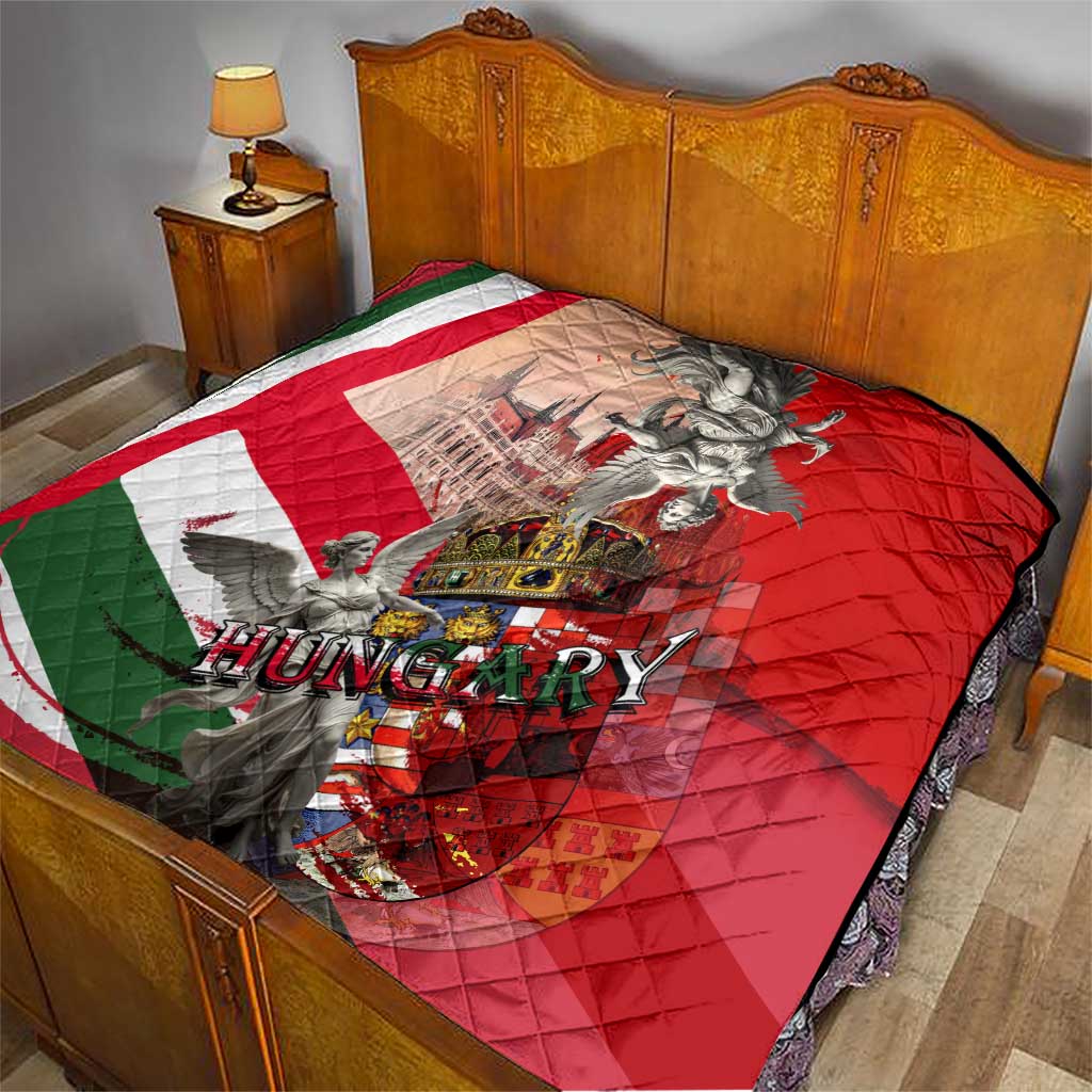 Hungary Quilt Crowned with History Guarded by Angels