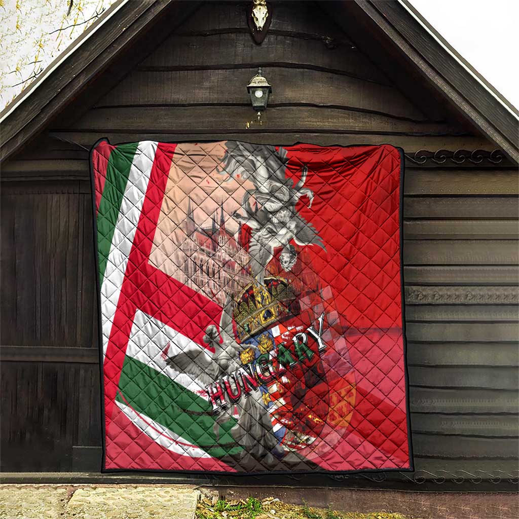 Hungary Quilt Crowned with History Guarded by Angels