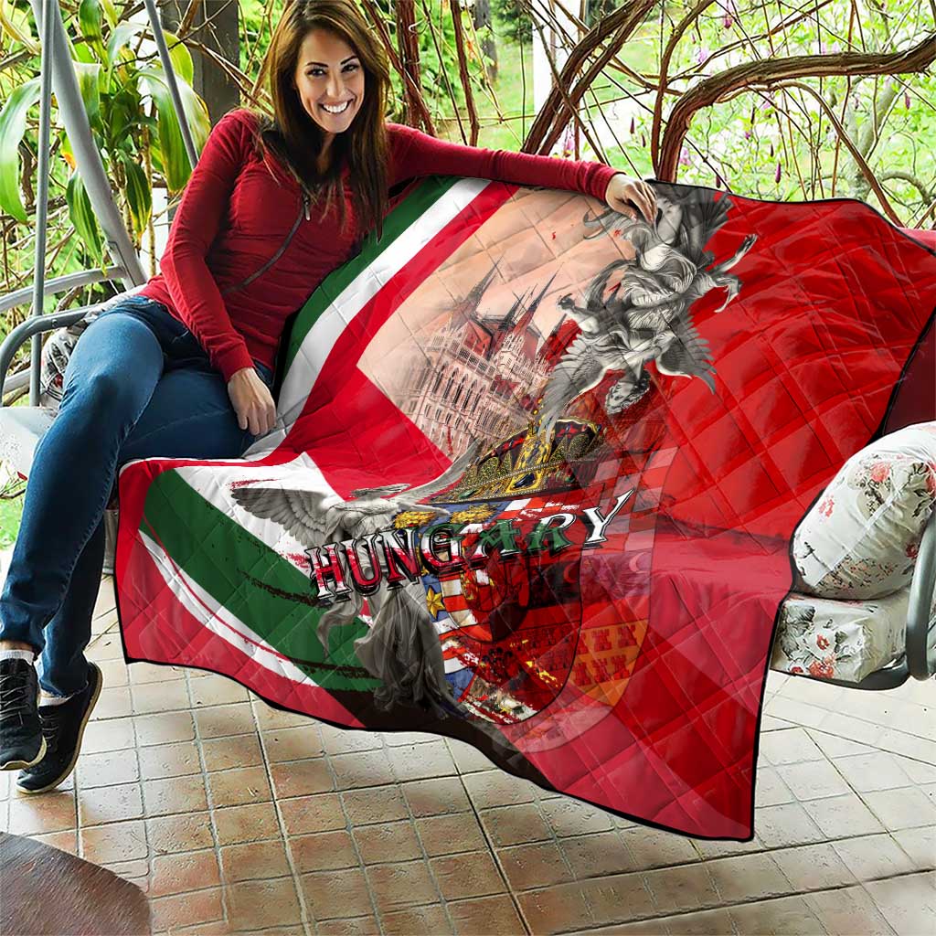 Hungary Quilt Crowned with History Guarded by Angels