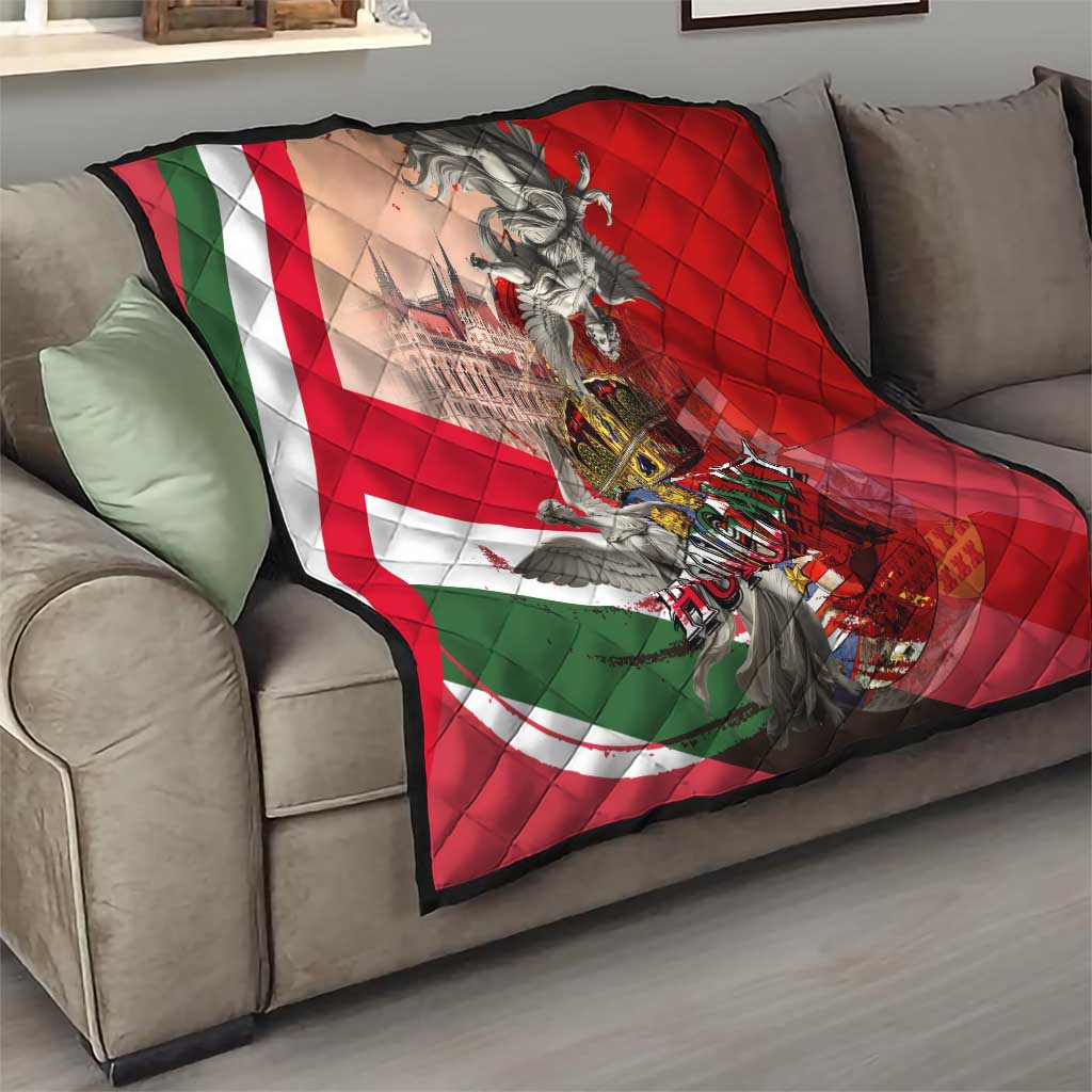 Hungary Quilt Crowned with History Guarded by Angels