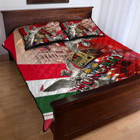 Hungary Quilt Bed Set Crowned with History Guarded by Angels