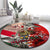 Hungary Round Carpet Crowned with History Guarded by Angels