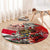 Hungary Round Carpet Crowned with History Guarded by Angels